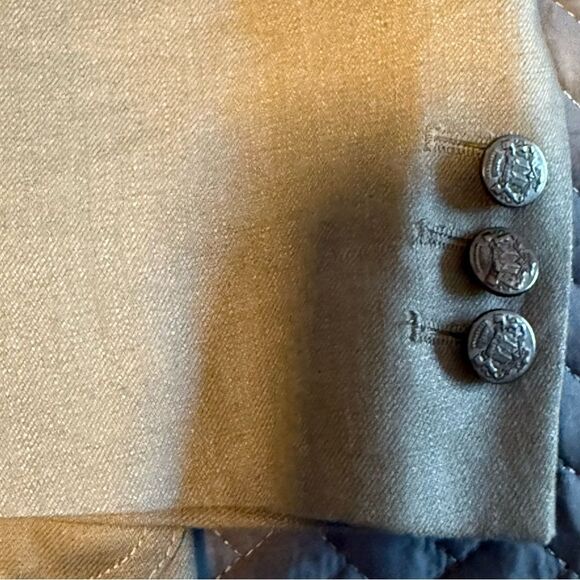 Men's Olive Green Military Safari Utility Jacket - Picture 7 of 13